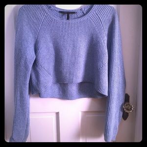 BCBGMAXAZRIA CROPPED SWEATER size XS